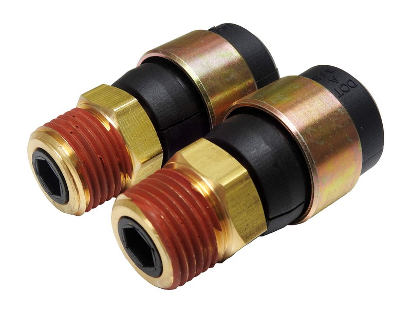 Road King Truck Parts Road Superior Truck Parts Rubber Air Line Quick Repair Swivel Kit for Truck and Trailers, 1/2" NPT Fittings - Image 3